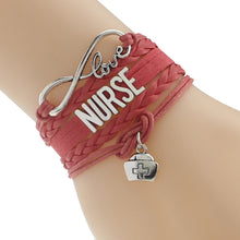 2018 New Arrival Infinity Love Nurse Bracelet- Best Friendship Career Bracelets Business Gifts