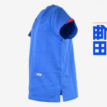 Hospital!Anti-wrinkle Resistance To Chlorine Bleaching Men Doctor Medical Clothing Nurse Scrub Sets,J53