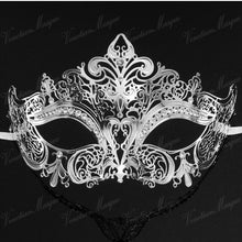 Filigree Devil mask Skull Venetian Masquerade Gold Mardi Gras Costume mascaras halloween mask laser cut metal carnival mask