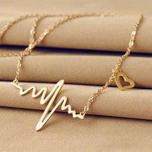 Electrocardiogram Rhythm Heart Beat Necklace Gift for Doctor Nurse Firefighter Paramedic EMT Medical Gift N3166