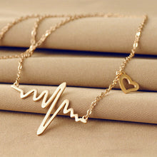 Electrocardiogram Rhythm Heart Beat Necklace Gift for Doctor Nurse Firefighter Paramedic EMT Medical Gift N3166
