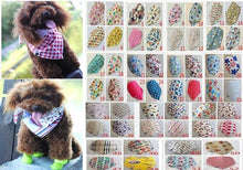 Big sale 10pcs/lot Cotton Fashion Adjustable New Dog Puppy Pet bandana Collar dog bandanas scarf Pet tie SP15-8 different choice