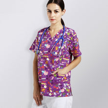 New Arrival!Hospital Beauty Salon Pet Clinic Doctor Surgical Clothing Short-sleeve Nurse Isolation Scrub Sets Medical Suit.J76