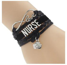 2018 New Arrival Infinity Love Nurse Bracelet- Best Friendship Career Bracelets Business Gifts