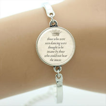 TAFREE Brand Vintage Funny Nurse Bracelet Quotes Art Picture Glass Dome jewelry Black and white New Fashion Women Bracelets D159