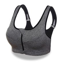 WEST BIKING Sport Bra Running Front Zipper Push-up Bra Yoga Padded Professional Fitness Tops Tank Cycling Workout Sport Bra