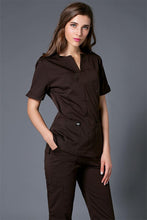 Uniformes hospital women medical nursing scrubs clothes dental lab coat slim surgical suit medical-clothing summer medical gowns