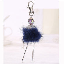 YLWHJJ 2017 brand Doll baby Handmade Cute black keychain for Women Car Pendant  hot Girl Statement fashion Jewelry Bag key chain