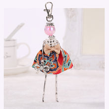 YLWHJJ 2017 brand Doll baby Handmade Cute black keychain for Women Car Pendant  hot Girl Statement fashion Jewelry Bag key chain