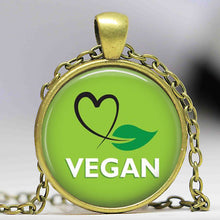 Vegan diet jewelry , vegetarian diet pendant , go organic necklace,Herbivore necklace, go vegan necklace, paleo diet necklace