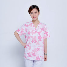 Men Women Medical Clothes Nursing Clinic Tops / Pants Short Sleeve Surgical Scrubs Tops / Trousers Hospital Uniform DAJ9083