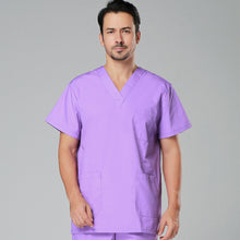 plus size high qualit Women's V neck Medical SetS Summer men Short sleeve Nurse Uniform Hospital Clothes Surgical Scrub sets
