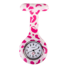 Fashion Colorful Silicone Medical Nurse Watches Portable Brooch Fob Pocket Quartz Watch Hanging Pendant with Clip Gift 12 Styles