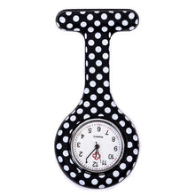 Fashion Colorful Silicone Medical Nurse Watches Portable Brooch Fob Pocket Quartz Watch Hanging Pendant with Clip Gift 12 Styles