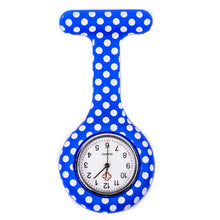Fashion Colorful Silicone Medical Nurse Watches Portable Brooch Fob Pocket Quartz Watch Hanging Pendant with Clip Gift 12 Styles