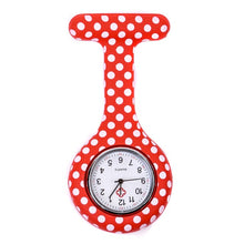 Fashion Colorful Silicone Medical Nurse Watches Portable Brooch Fob Pocket Quartz Watch Hanging Pendant with Clip Gift 12 Styles