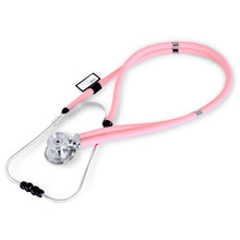 Cofoe Dual Head Stethoscope Medical Estetoscopio Double Head Long Soft Tube Probe Measure Monitor Angiocarpy Multi Function