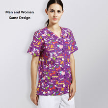 New Arrival!Hospital Beauty Salon Pet Clinic Doctor Surgical Clothing Short-sleeve Nurse Isolation Scrub Sets Medical Suit.J76