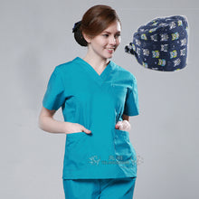Brands Emergency Room Clothing Cap free Cotton Medical Shirts scrub sets female &male scrubs medical uniform medical clothing