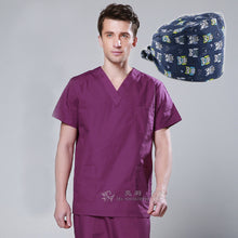 Brands Emergency Room Clothing Cap free Cotton Medical Shirts scrub sets female &male scrubs medical uniform medical clothing