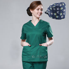 Brands Emergency Room Clothing Cap free Cotton Medical Shirts scrub sets female &male scrubs medical uniform medical clothing