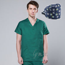 Brands Emergency Room Clothing Cap free Cotton Medical Shirts scrub sets female &male scrubs medical uniform medical clothing