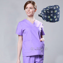 Brands Emergency Room Clothing Cap free Cotton Medical Shirts scrub sets female &male scrubs medical uniform medical clothing
