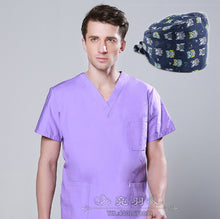 Brands Emergency Room Clothing Cap free Cotton Medical Shirts scrub sets female &male scrubs medical uniform medical clothing