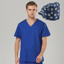 Brands Emergency Room Clothing Cap free Cotton Medical Shirts scrub sets female &male scrubs medical uniform medical clothing