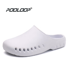 POOLOOP Slip On Casual Garden Clogs Waterproof Crocus Shoes Women Classic Nursing Clogs Hospital Women Work Medical Sandals