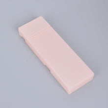 JIANWU MUJI STYLE Simple transparent pencil case pencil box Plastic storage box Learning stationery Office Supplies