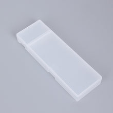 JIANWU MUJI STYLE Simple transparent pencil case pencil box Plastic storage box Learning stationery Office Supplies