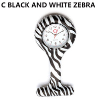 Silicone Nurse Watch Brooch Tunic Fob Watch With Free Battery Doctor Medical New