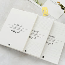 3Pcs/Set Muji Style Portable Diary Planner Notepad Mini Journal Notebook  DIY Blank Page Memo Pads School Office Stationery