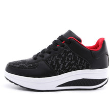 XEK Plus Size Spring Women Flat Platform Shoes Woman White Nursing Shoe Loafers Slip on Moccasins Slimming Shoes woman ST207