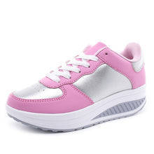 XEK Plus Size Spring Women Flat Platform Shoes Woman White Nursing Shoe Loafers Slip on Moccasins Slimming Shoes woman ST207