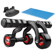 JAYSON Three Wheel Abdominal Coaster Home Sports Body Arm Fitness Equipment  Waist Gym Exercise Sturdy Training Wheel