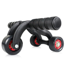 JAYSON Three Wheel Abdominal Coaster Home Sports Body Arm Fitness Equipment  Waist Gym Exercise Sturdy Training Wheel