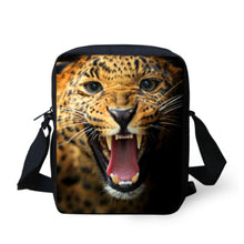 FORUDESIGNS Women Messenger Bags 3D Denim Animal Shoulder Handbag