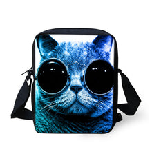 FORUDESIGNS Women Messenger Bags 3D Denim Animal Shoulder Handbag
