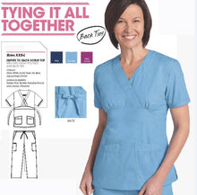 Professional Medical Wear Women Scrub Tops and Pants Sets Dental Clinic Workwear Clothes Beauty Salon Overalls with Back Ties