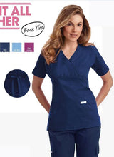 Professional Medical Wear Women Scrub Tops and Pants Sets Dental Clinic Workwear Clothes Beauty Salon Overalls with Back Ties