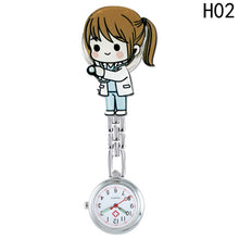 Creative Medical Nurses Watches Doctor Portable Fob Watch Brooches Quartz Clip-on Pendant Hanging Quartz Clock Relogio De Bolso