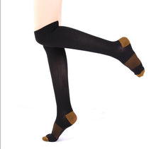 david angie Unisex Copper Compression Socks Women Men Anti Fatigue Pain Relief Knee High Stockings 15-20 mmHg Graduated,1Yc2374