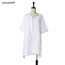 2018 Spring Ladies Plus size Long tops Casual Big Large Size Women T-Shirt Half Sleeve Solid Women Clothing Loose 6XL White Tops