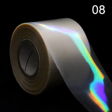 1Roll Holographic Starry Sky Nail Foils Transparent Laser Point Nail Art Transfer Stickers Decals Manicure Decorations