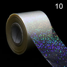 1Roll Holographic Starry Sky Nail Foils Transparent Laser Point Nail Art Transfer Stickers Decals Manicure Decorations