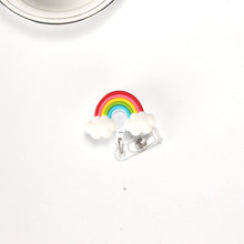 Lovely Heart Clouds House Design Nurse Retractable Badge Reel Pull ID Card 3D Badge Holder Belt Clip Hospital School Office