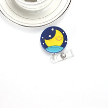 Lovely Heart Clouds House Design Nurse Retractable Badge Reel Pull ID Card 3D Badge Holder Belt Clip Hospital School Office