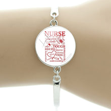 TAFREE Thanks To The Nurse's Declaration Bracelet Doctor Nurse Medical Stuff Student Bracelet Bangles The Best Gift DO12